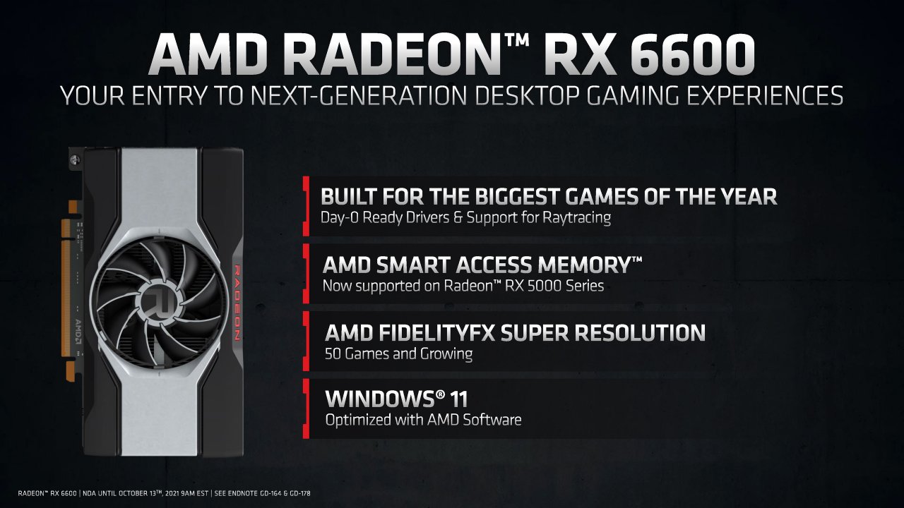 [13/10/2021] AMD Radeon RX 6600 Press Deck 1