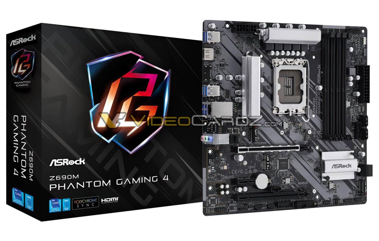[08/10/2021] Asrock Z690 Phantom Gaming 4 (uATX).