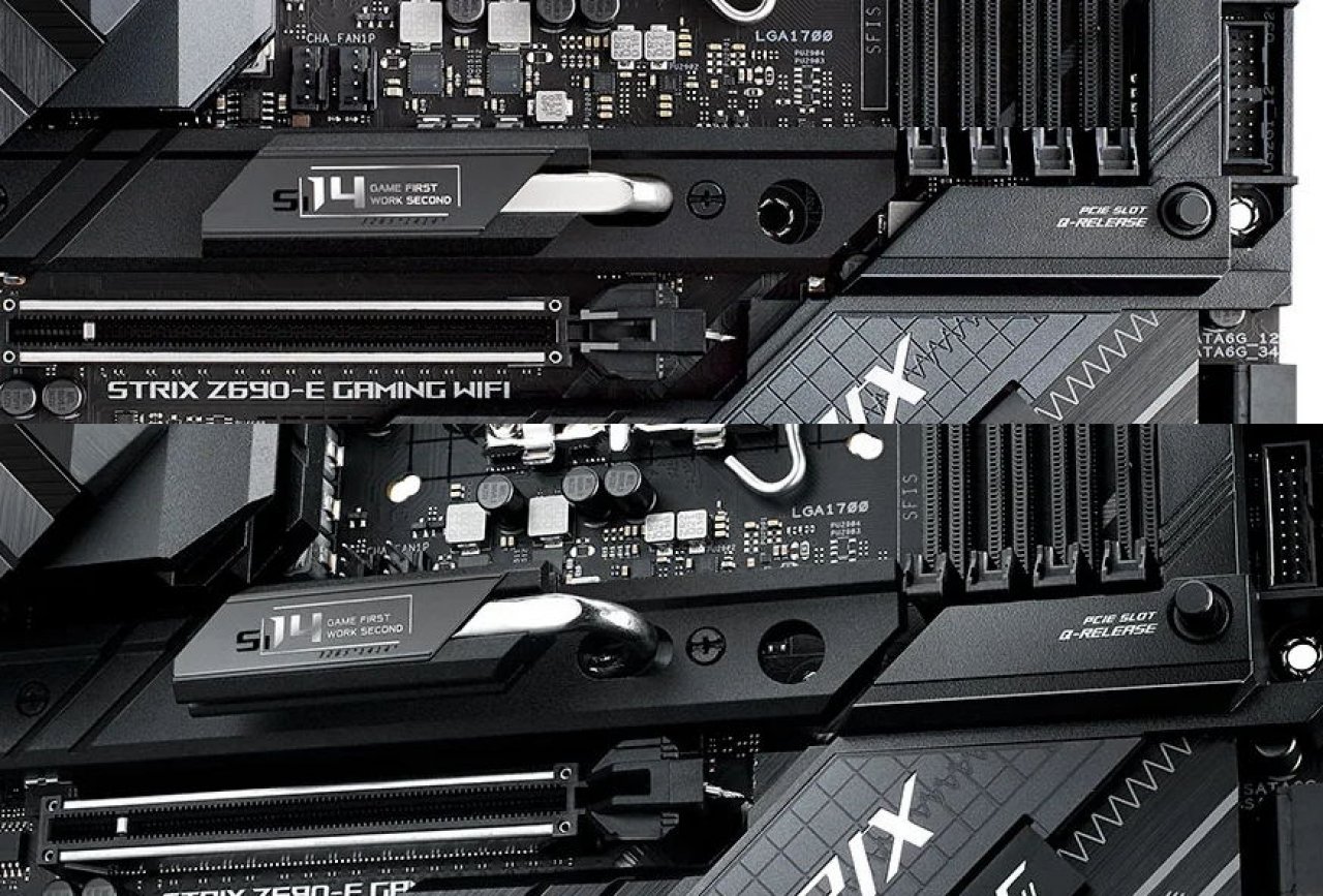 [27/10/2021] PCIe Slot Q-Release: Neue Grafikkartenverriegelung für Asus-ROG-Platinen mit Z690