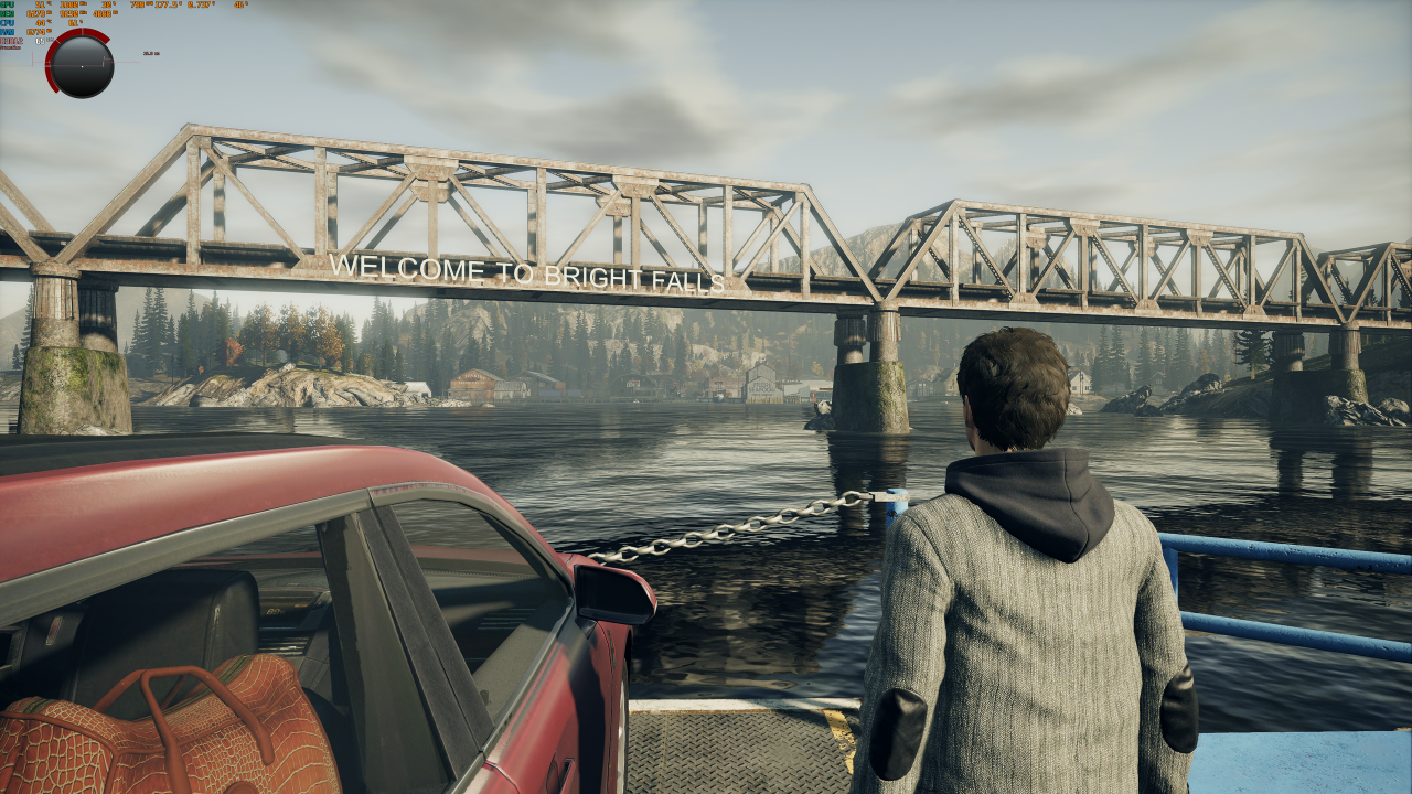 Alan Wake Remastered 2880p@1440pDLSS Q Geforce Image Sharpening 0.50