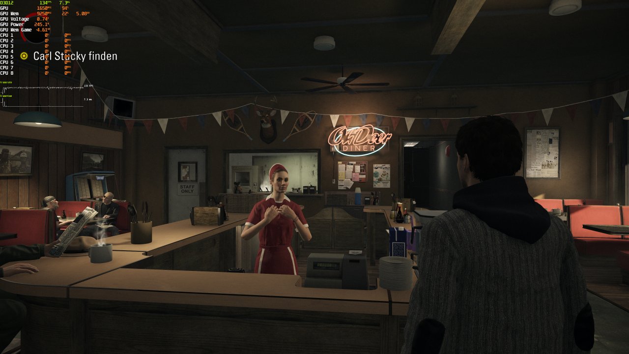 Alan Wake Remastered Diner