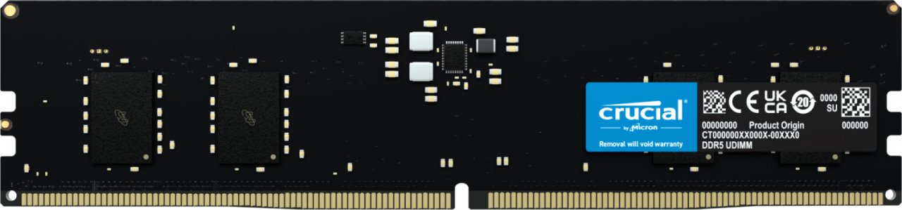 [27/10/2021] DDR5-RAM von Crucial (1× 8 GiByte)