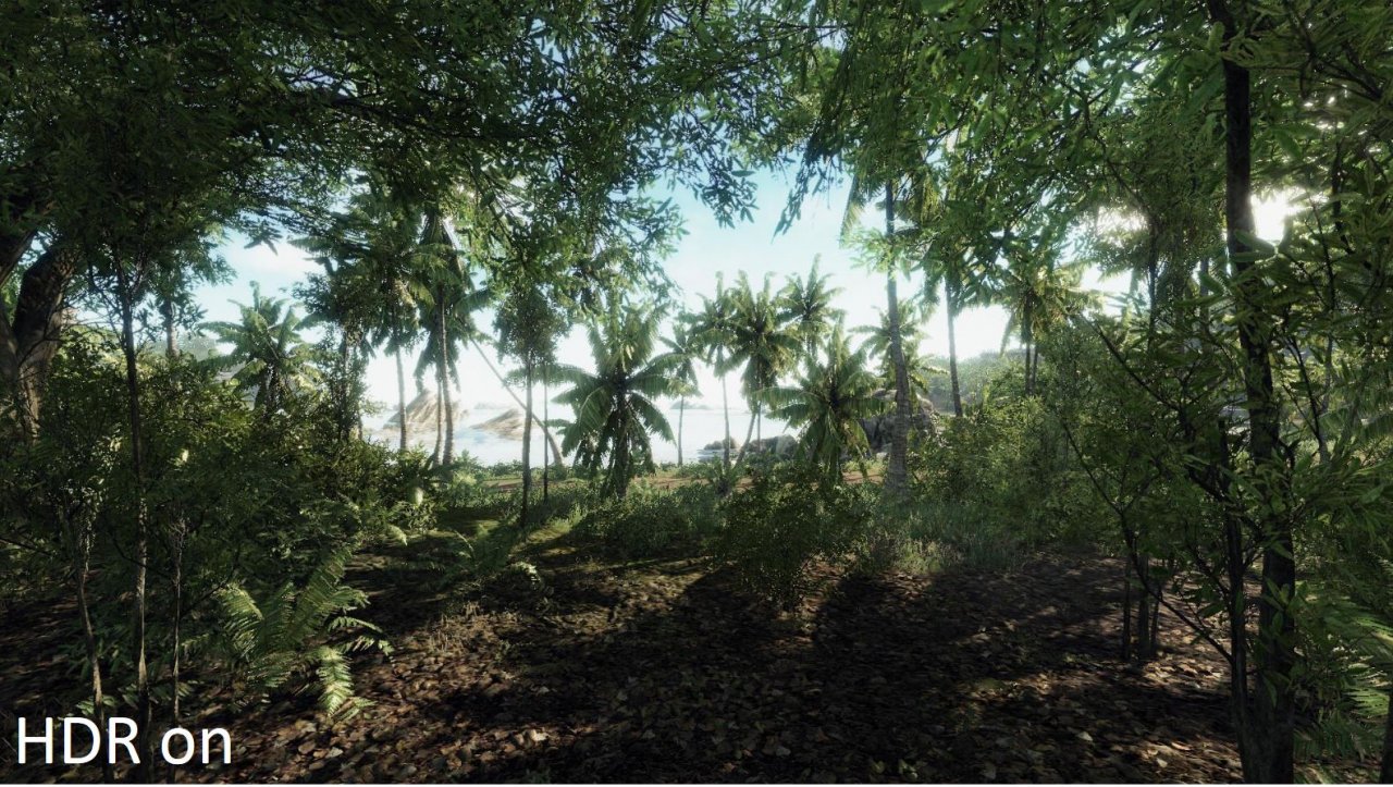Crysis Original - "HDR-Rendering" on