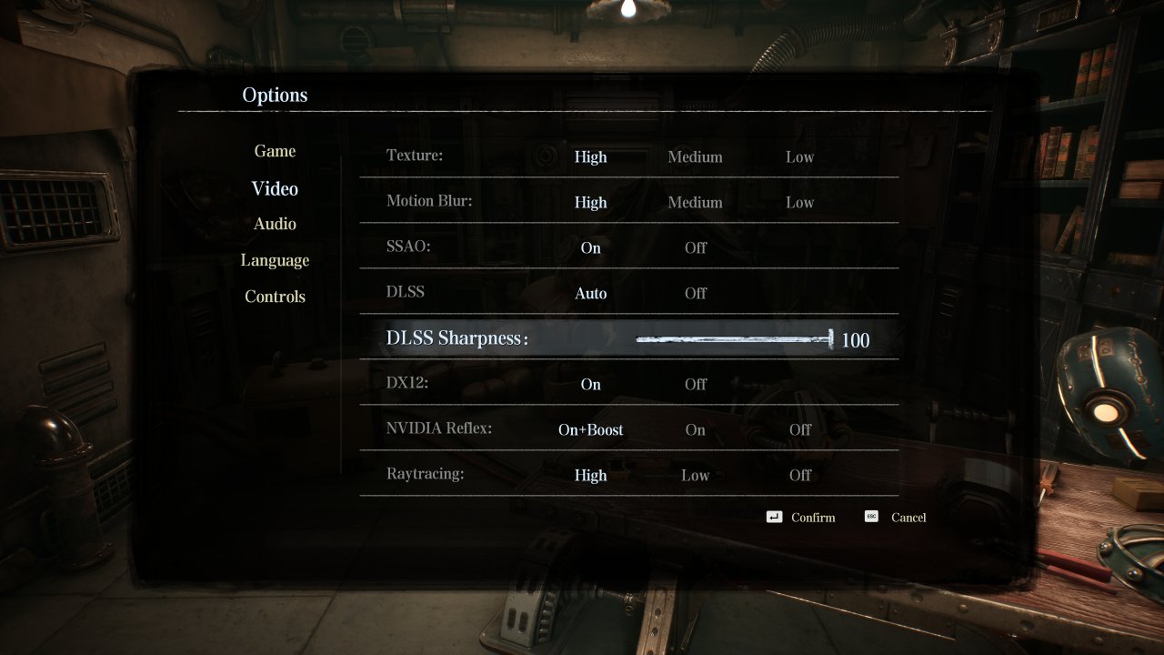 [10/10/2021] FIST Forged In Shadow Torch: DLSS Sharpening Slider