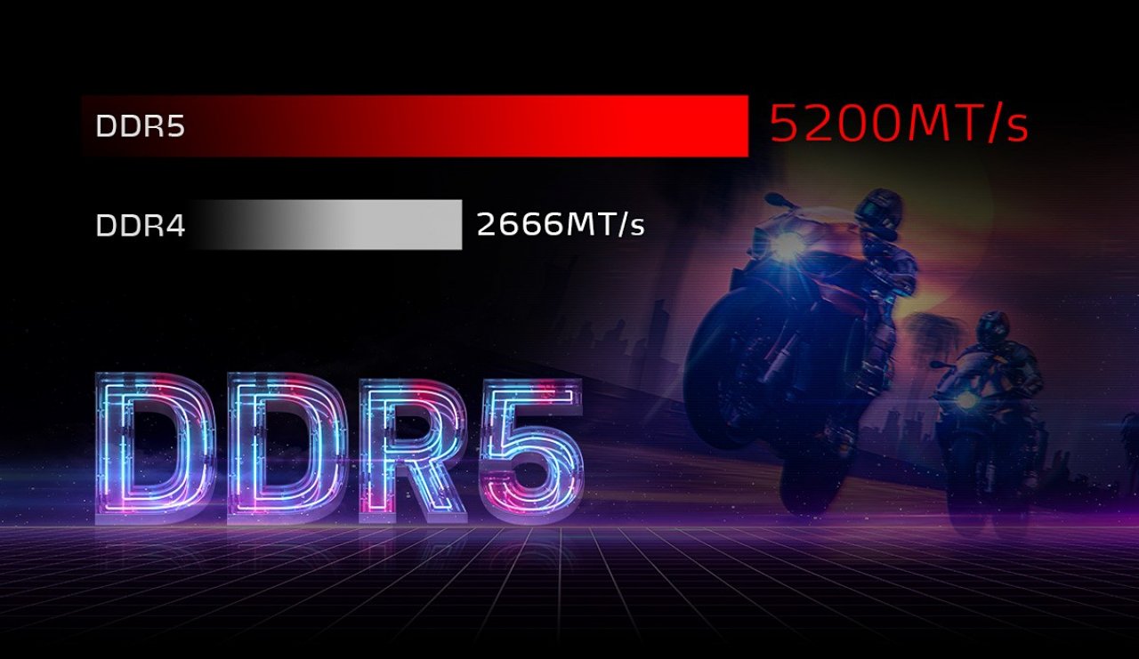 [29/10/2021] Im Vergleich mit DDR4-2666 hat DDR5-5200 den Längsten.