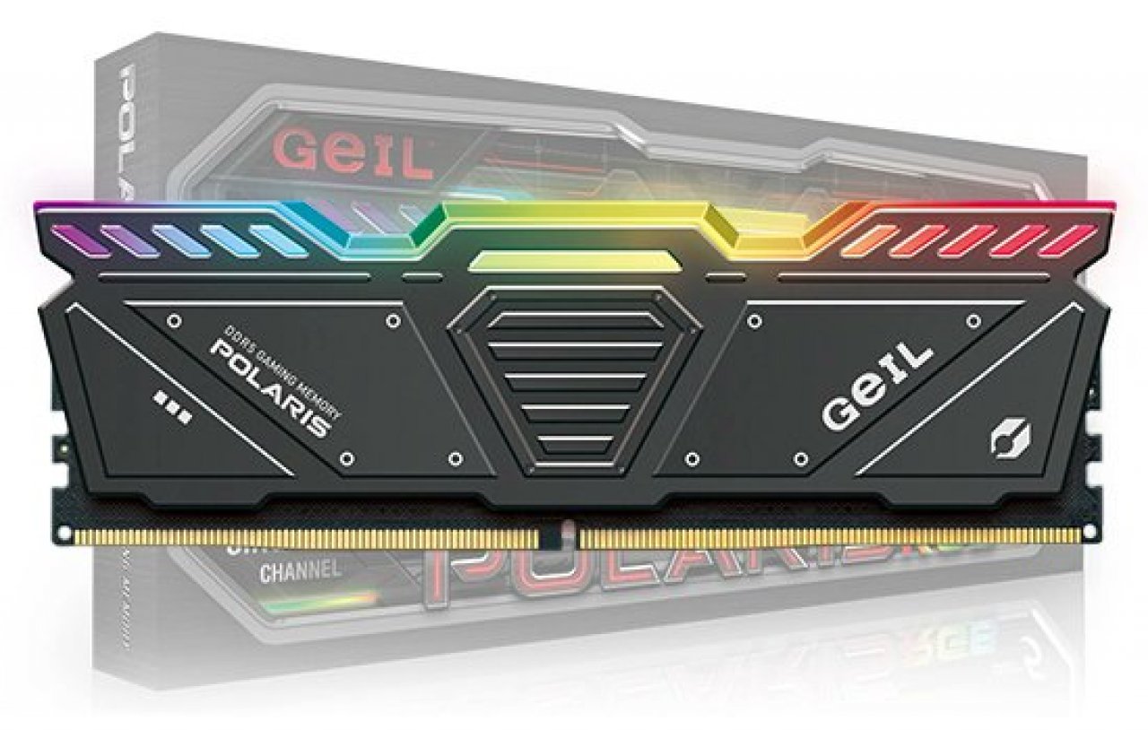 [12/10/2021] Geil Polaris-RGB-DDR5-RAM in Schwarz.