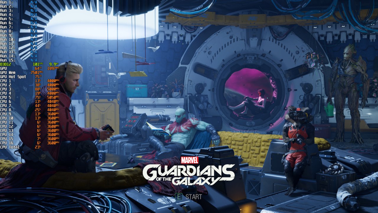 [29/10/2021] Guardians of the Galaxy Geforce NO Graphical Corruption