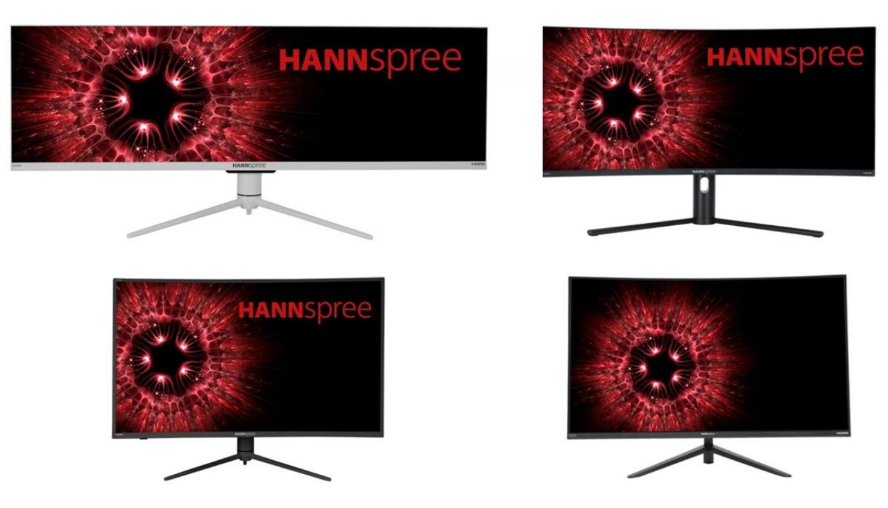 [12/10/2021] Gaming-Monitore: Hannspree präsentiert vier neue Modelle von 27 bis 43,8 Zoll