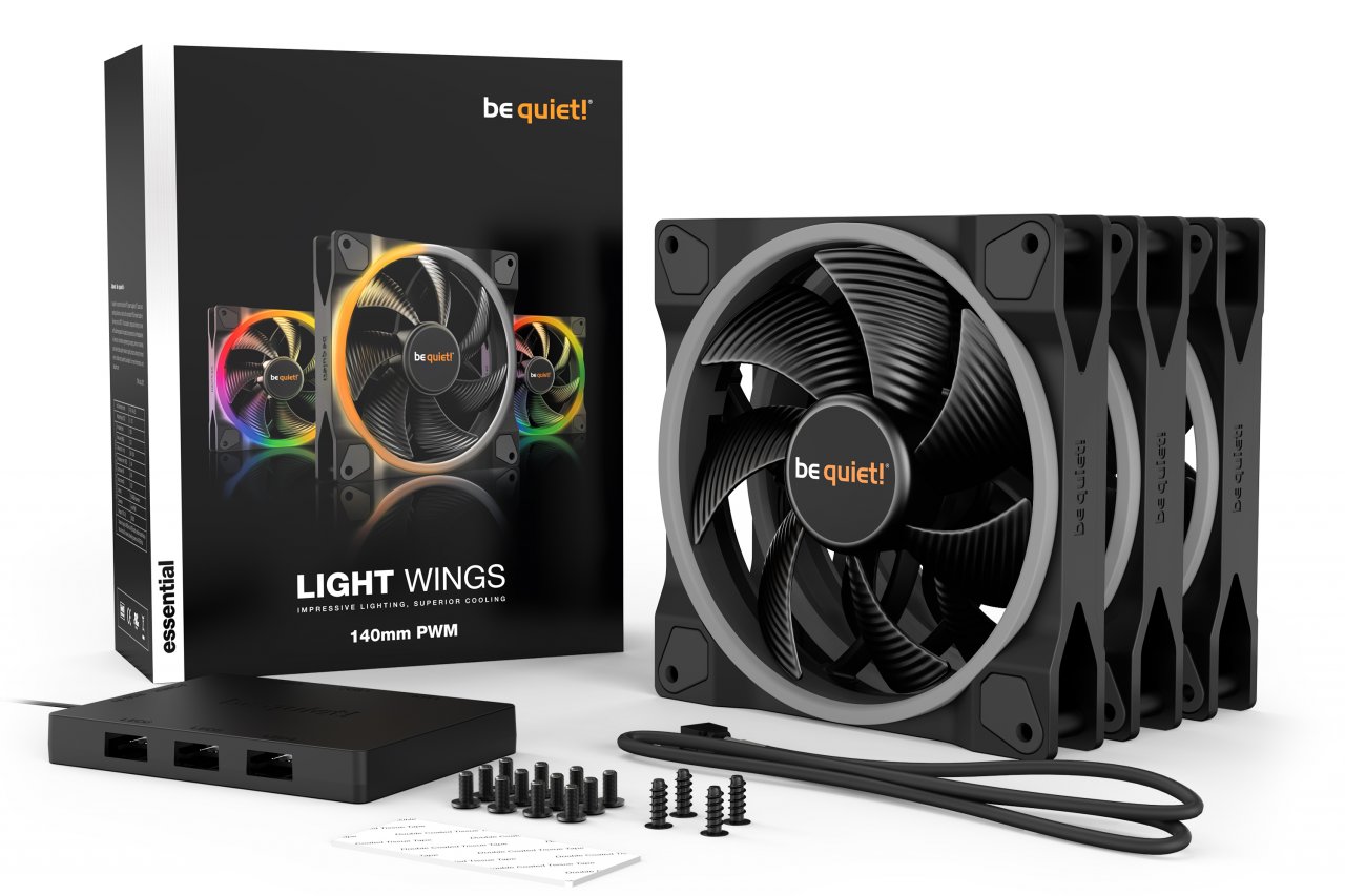 [09/11/2021] Light Wings: Be Quiet präsentiert seine ersten ARGB-Lüfter (5)