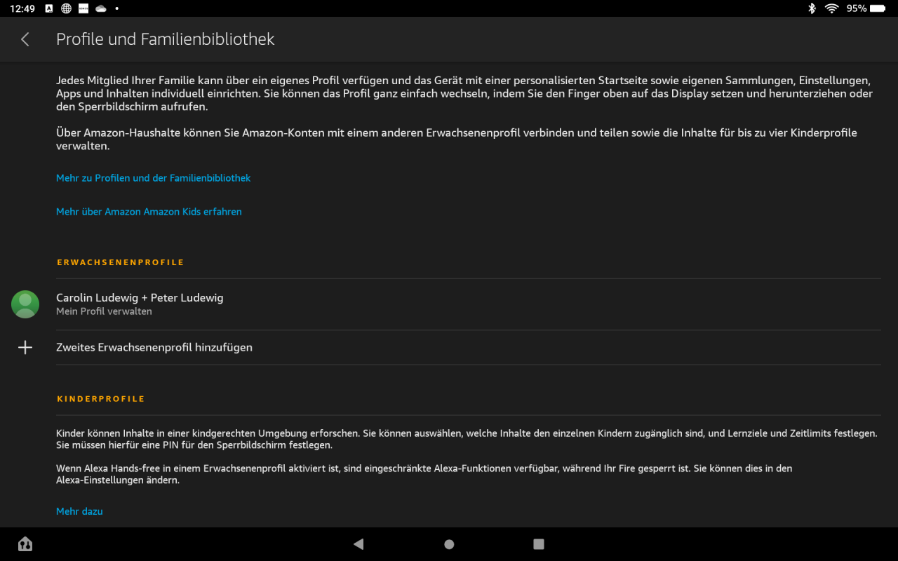 [22/11/2021] Amazon Konto hinzufügen beim Fire HD10