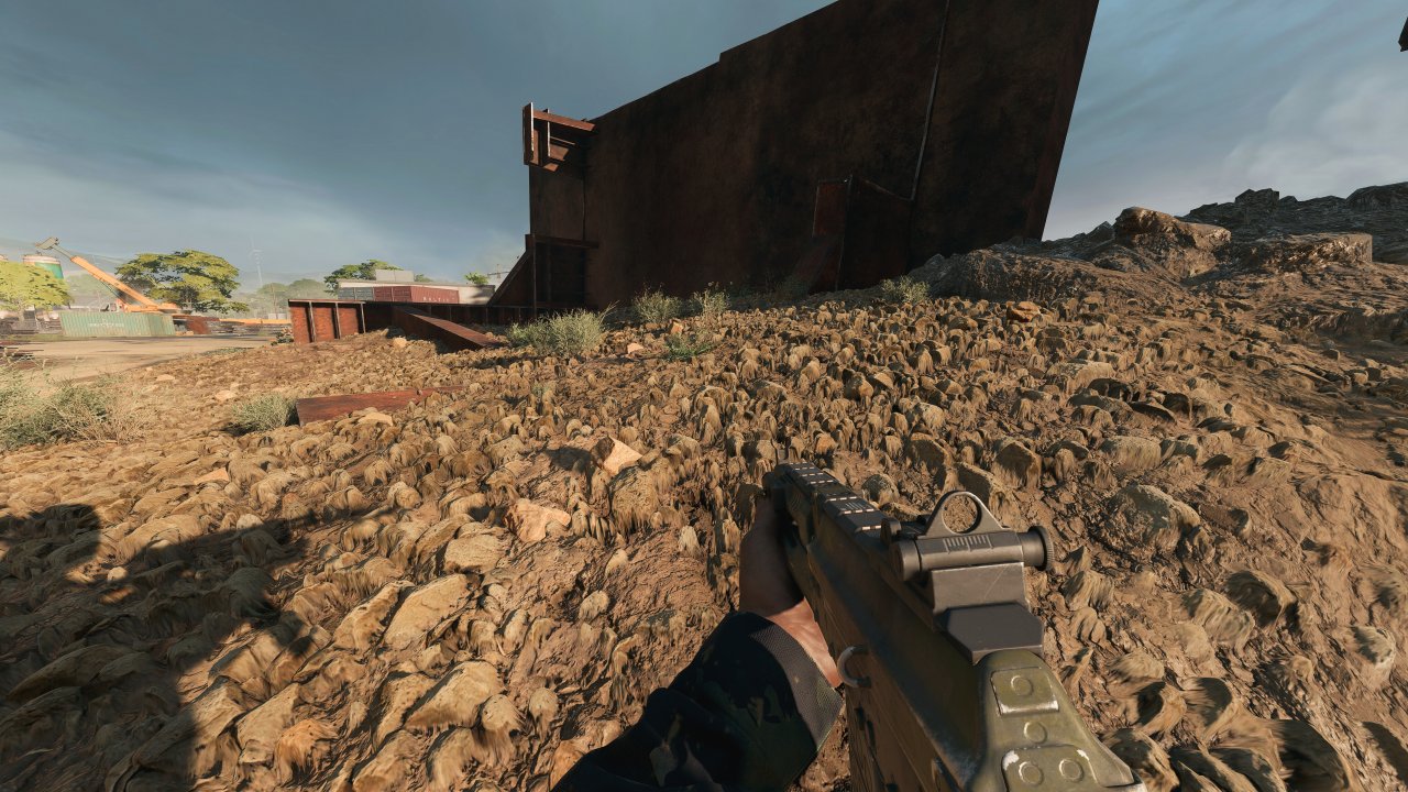 Battlefield 2042 - Einige der Oberflächen sind schickem Displacement-Mapping versehen und haben hohe Tessellationsfaktoren. Die meisten mit Tessellation ausgestatteten Oberflächen fallen allerdings weniger polygonreich aus.