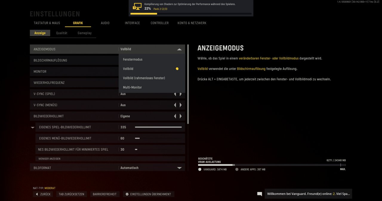 Call of Duty Vanguard 4K DCI maxed und Lanczos downsampled DLSS Quality 5