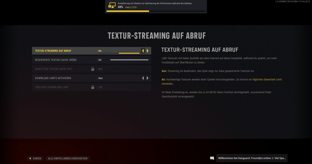 Call of Duty Vanguard 4K DCI maxed und Lanczos downsampled DLSS Quality 6