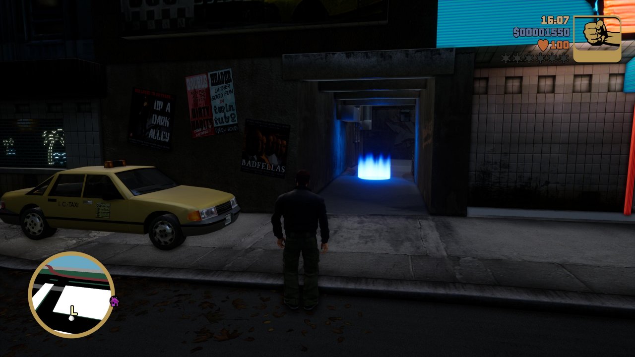 Die Remake-Varianten sind teils deutlich dunkler. Vor allem GTA 3 leidet unter dem zu düsteren Look.