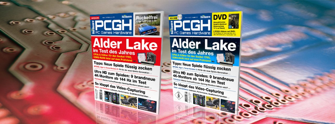 [22/11/2021] Ausgabe 01/2022 (#255) liefert unter anderem: PCGH-Analyse zu Alder Lake, DDR4 vs. DDR5 im Check, Hardware-Tipps für neue Spiele wie Battlefield 2042 und Forza Horizon 5, Einsteigerartikel beim Thema Video-Capturing, Tests und vieles mehr.