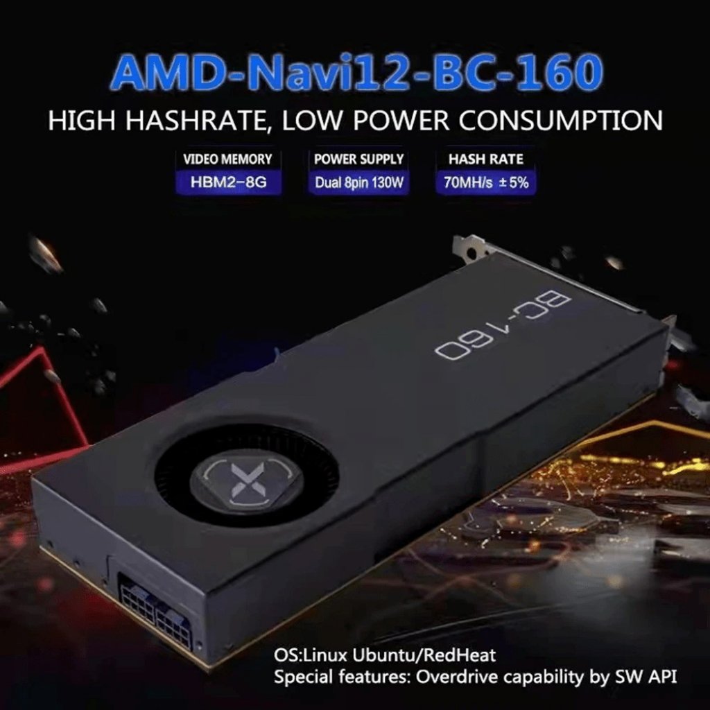 [14/12/2021] AMD BC-160: Mining-Grafikkarte von XFX mit Navi 12 für über 2.000 Euro gesichtet (1)