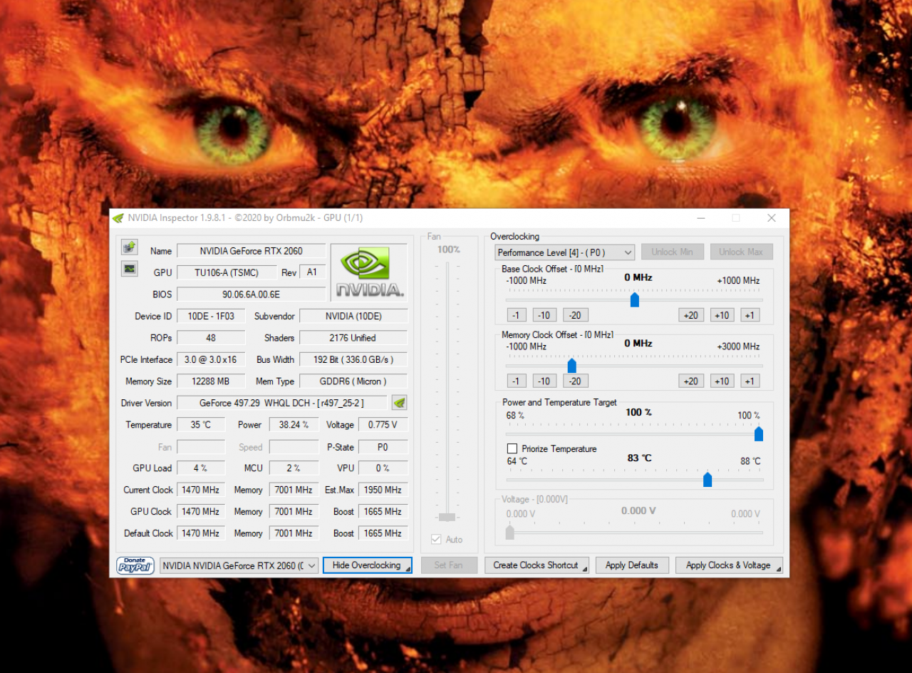 [21/12/2021] Geforce RTX 2060 12GB: Nvidia Inspector Overview - GPU-Z kennt die Karte noch nicht.