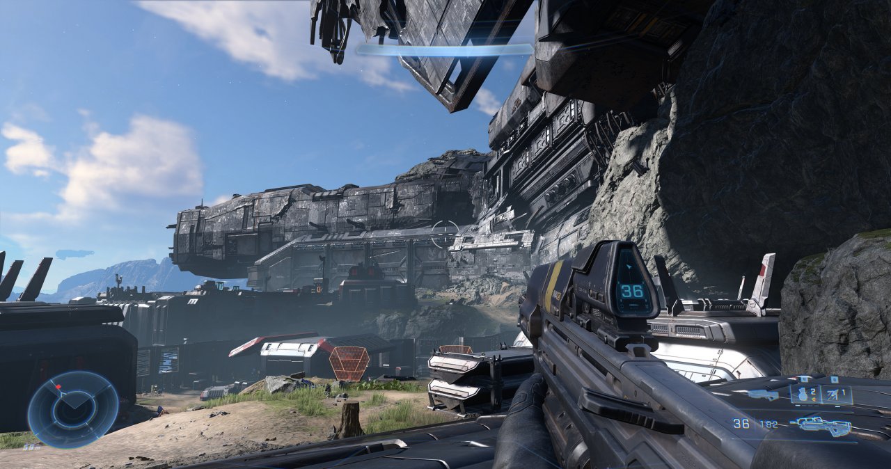 [02/12/2021] Halo Infinite (PC) im Technik-Test: Performanter DX12-Shooter mit Edelgrafik (Bilder: 4K DCI mit maximaler Qualität, Lanczos-downsampled @ 1440p) (21)