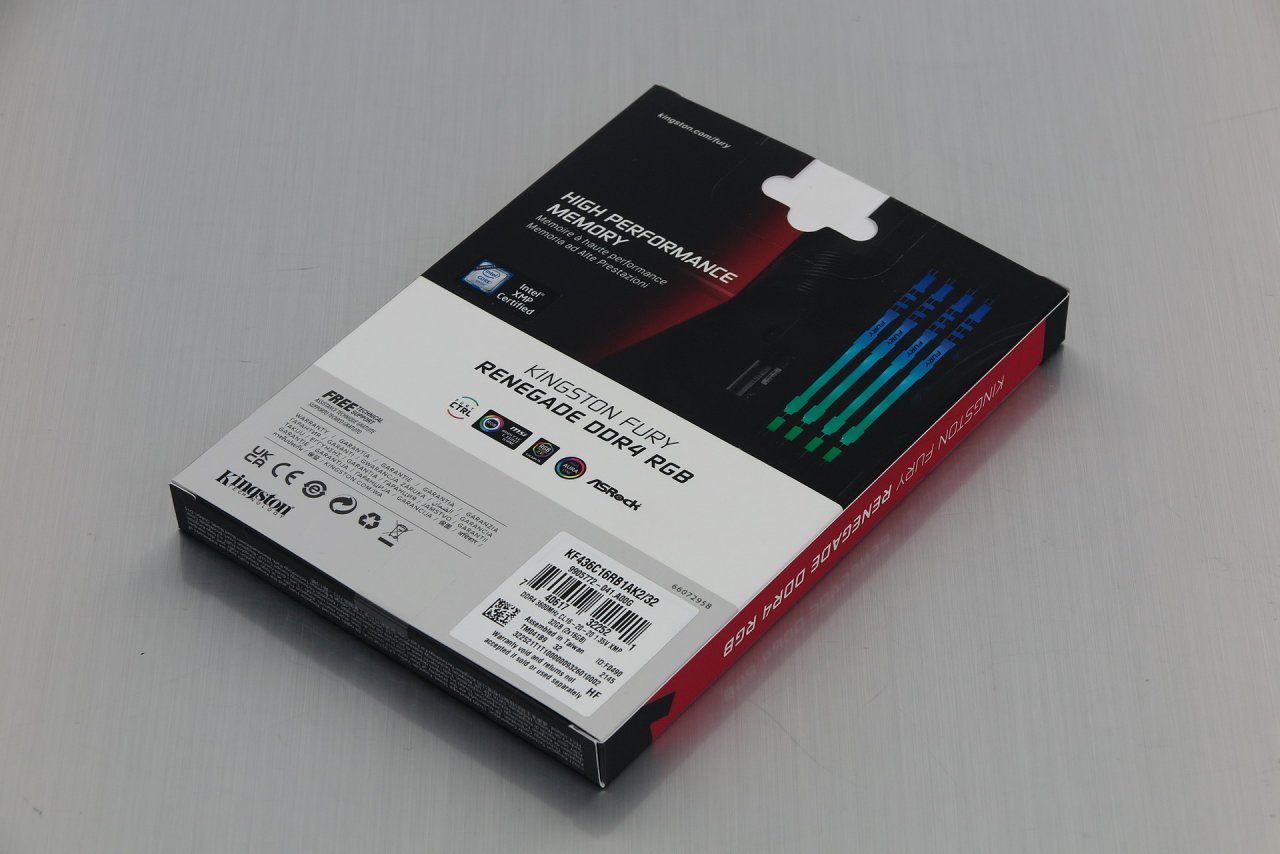 [21/12/2021] Kingston Fury Renegade RGB KF436C16RB1AK2/32