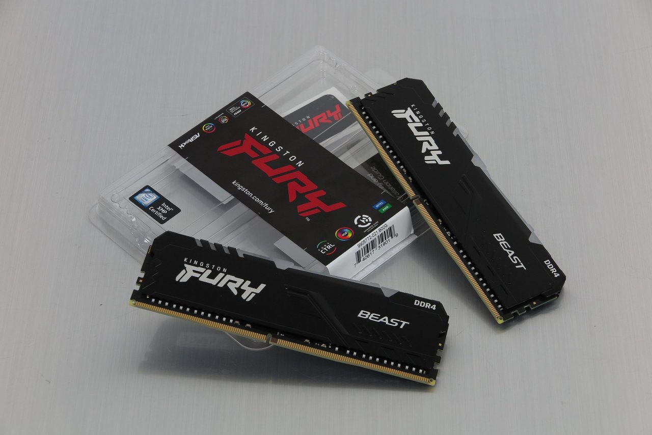 [21/12/2021] Kingston Fury Beast RGB KF436C18BBAK2/64