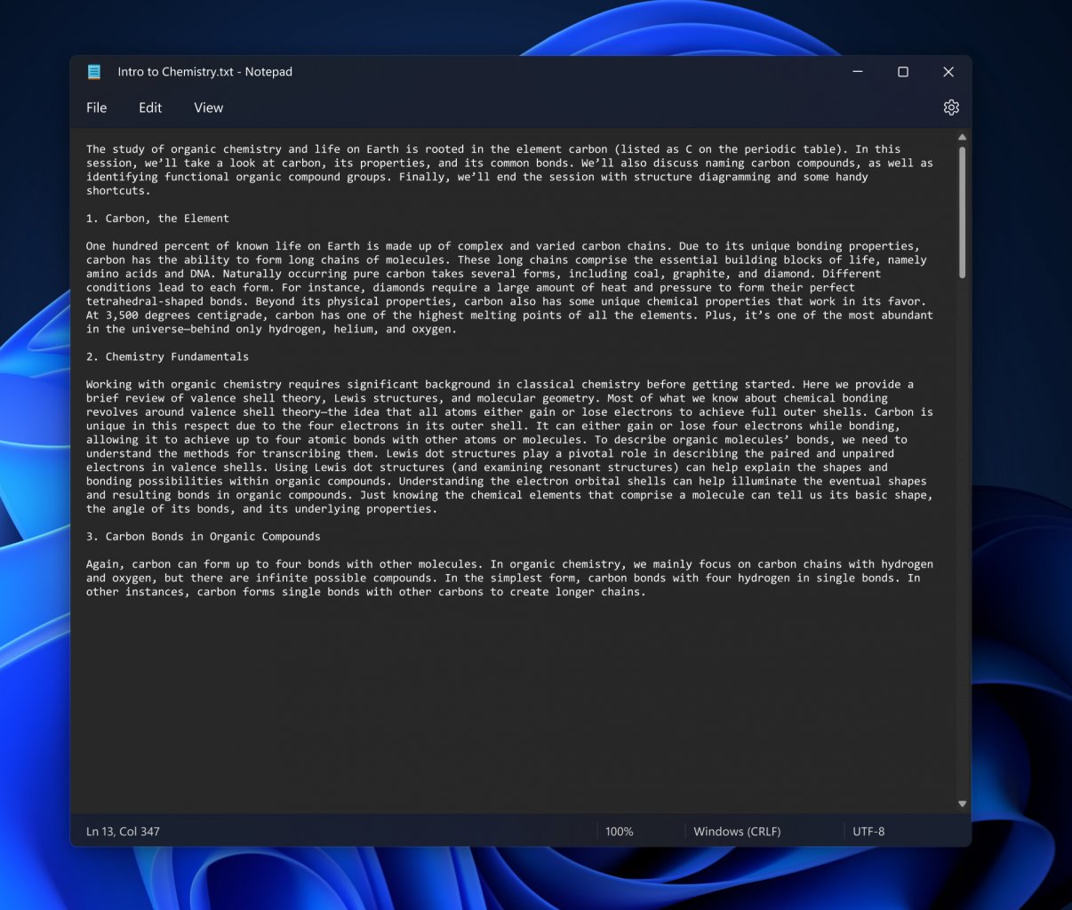 [09/12/2021] Dark Mode im Notepad