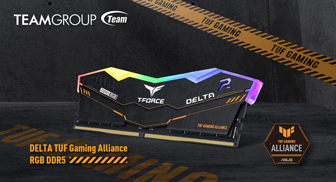 [01/12/2021] T-Force Delta TUF Gaming Alliance RGB DDR5: Asus und Teamgroup bringen gemeinsamen DDR5-Arbeitsspeicher (2)