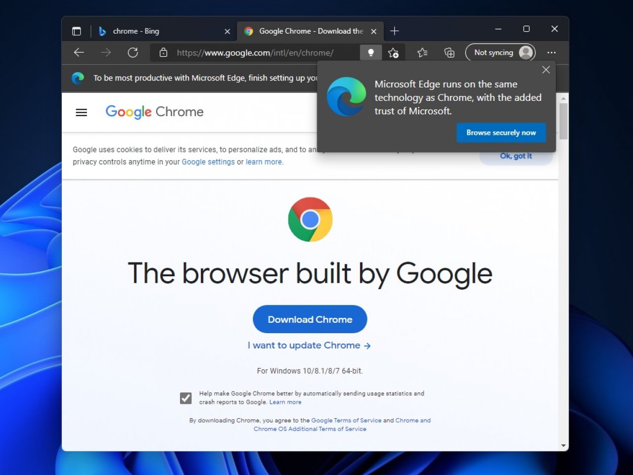 [02/12/2021] Windows 11: So geht's mit einem Klick weg vom Microsoft Edge. (2)