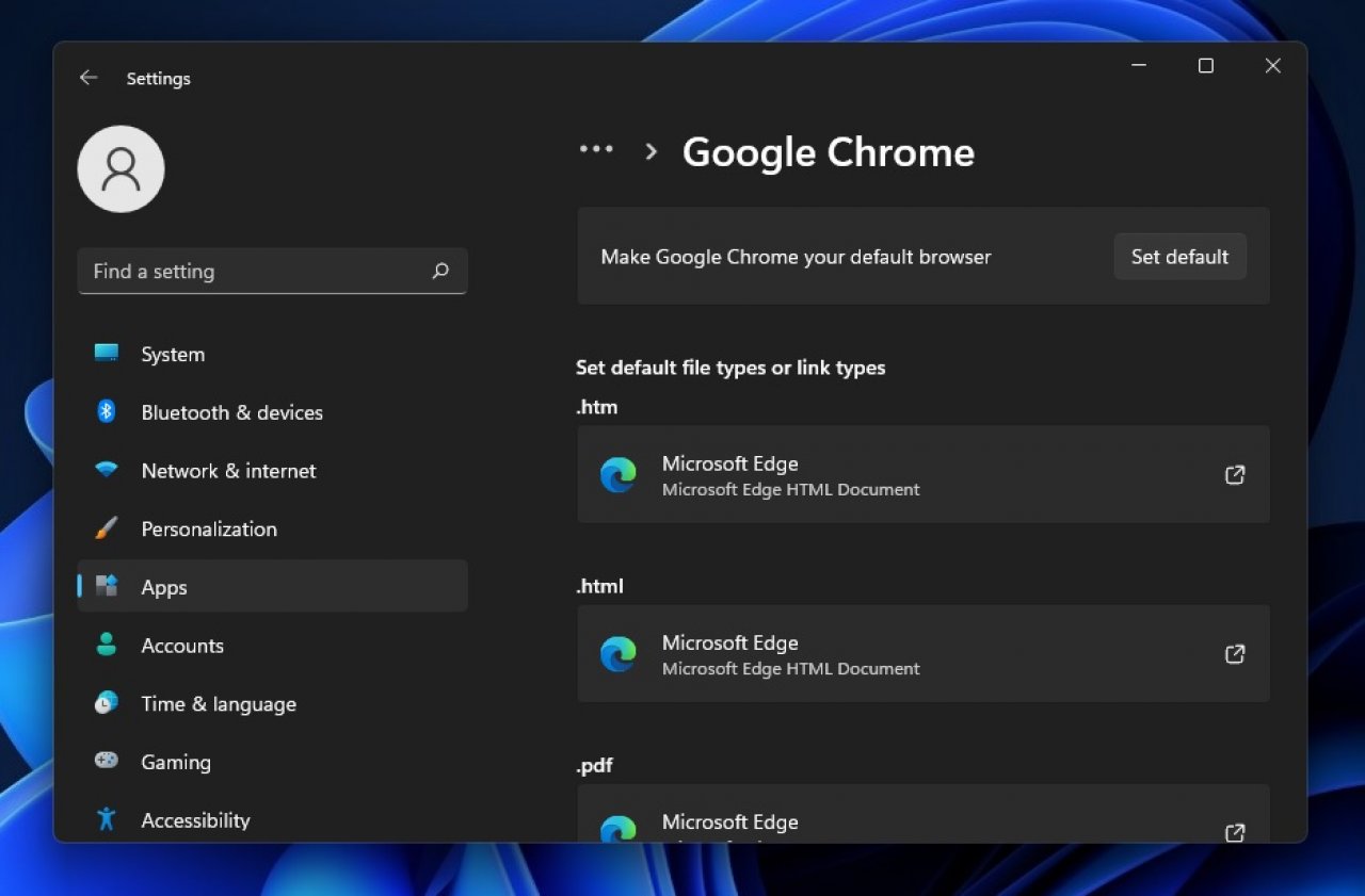 [06/12/2021] Künftige Einstellungen für den Standard-Browser in Windows 11
