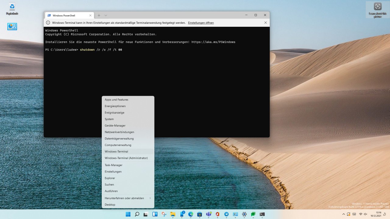 [16/12/2021] Windows UEFI BIOS Start via PowerShell