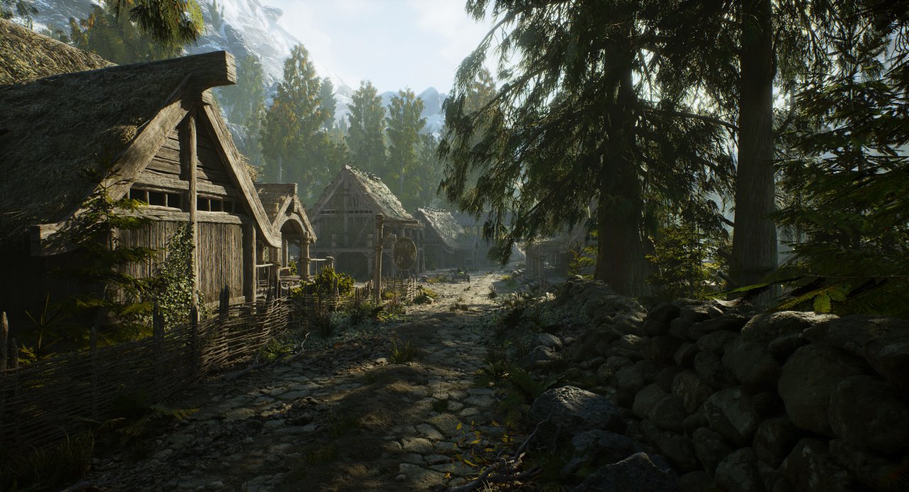 [29/12/2021] Skyrim und Unreal Engine 5: Flusslauf im Sommer