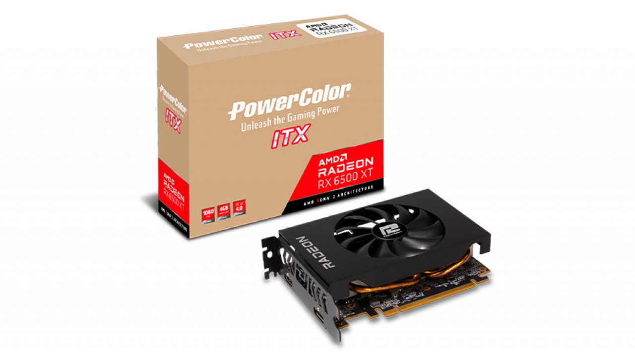 [13/01/2022] Powercolor Radeon RX 6500 XT ITX. (1)