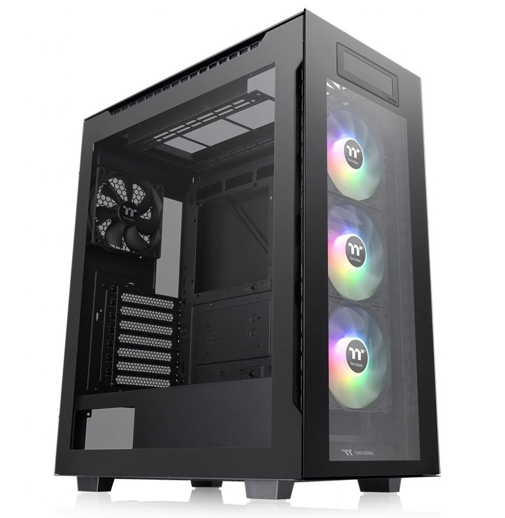 [04/01/2022] Im Rahmen der Thermaltake Expo 2022 stellt der Hersteller für Gehäuse, Kühler und Gaming-Peripherie den Divider 500 TG Ultra mit LCD-Bildschirm vor. (5)