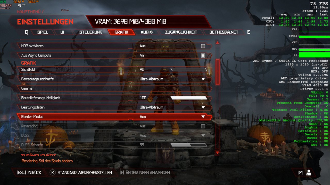 [18/01/2022] Doom Eternal: kein Raytracing.