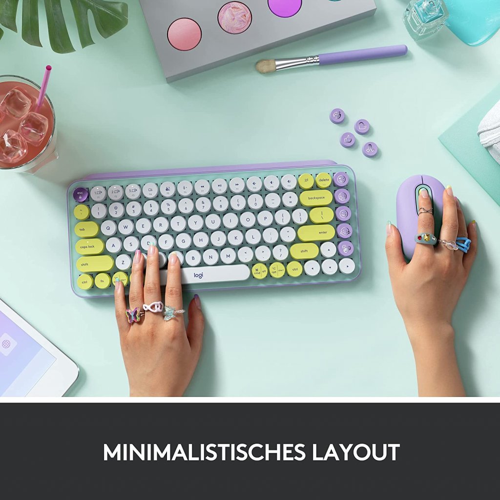 [21/01/2022] Logitech Pop: Drahtlose Tastatur mit Emoji-Tasten lässt sich individuell anpassen (4)