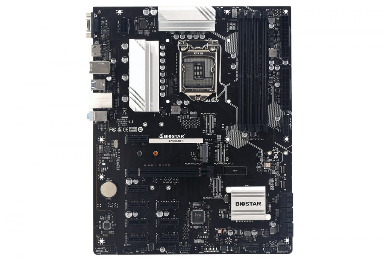[11/02/2022] Biostar TZ590-BTC: Platine.