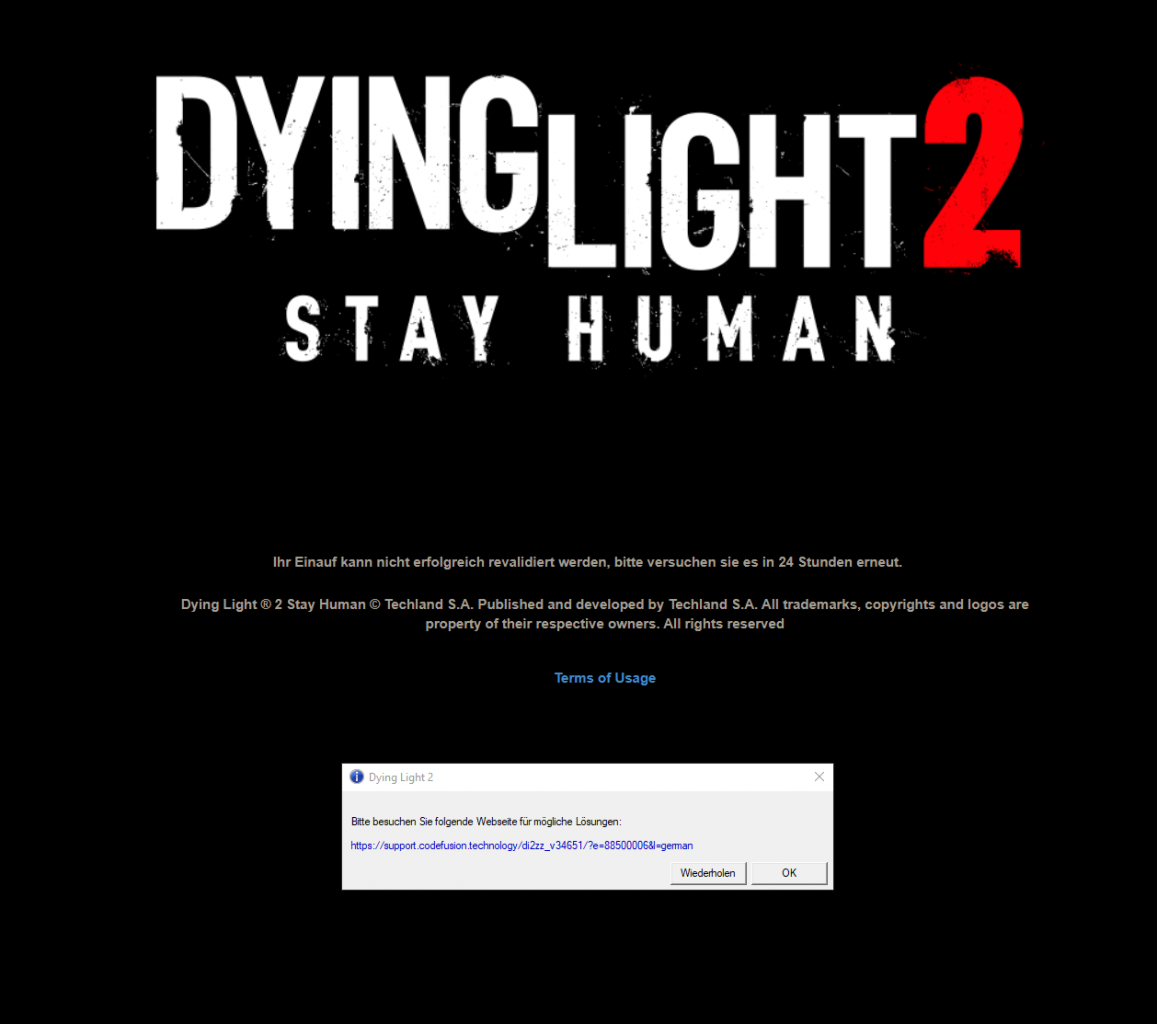 [05/02/2022] Dying Light 2: Denuvo strikes again
