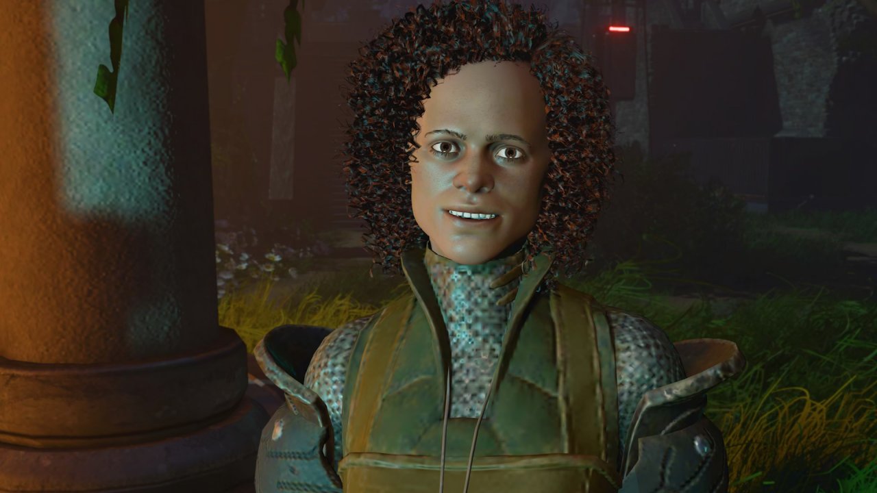 [28/02/2022] Die Gesichter sind detaillierter, bewegen sich aber vor allem im bewegten Bild im Uncanny-Valley. Die Beleuchtung der Zähne kann den Eindruck in manchen Szenen zusätzlich verstärken - die Textureinstellung ist in dem Ausschnitt nicht auf hoch gestellt.
