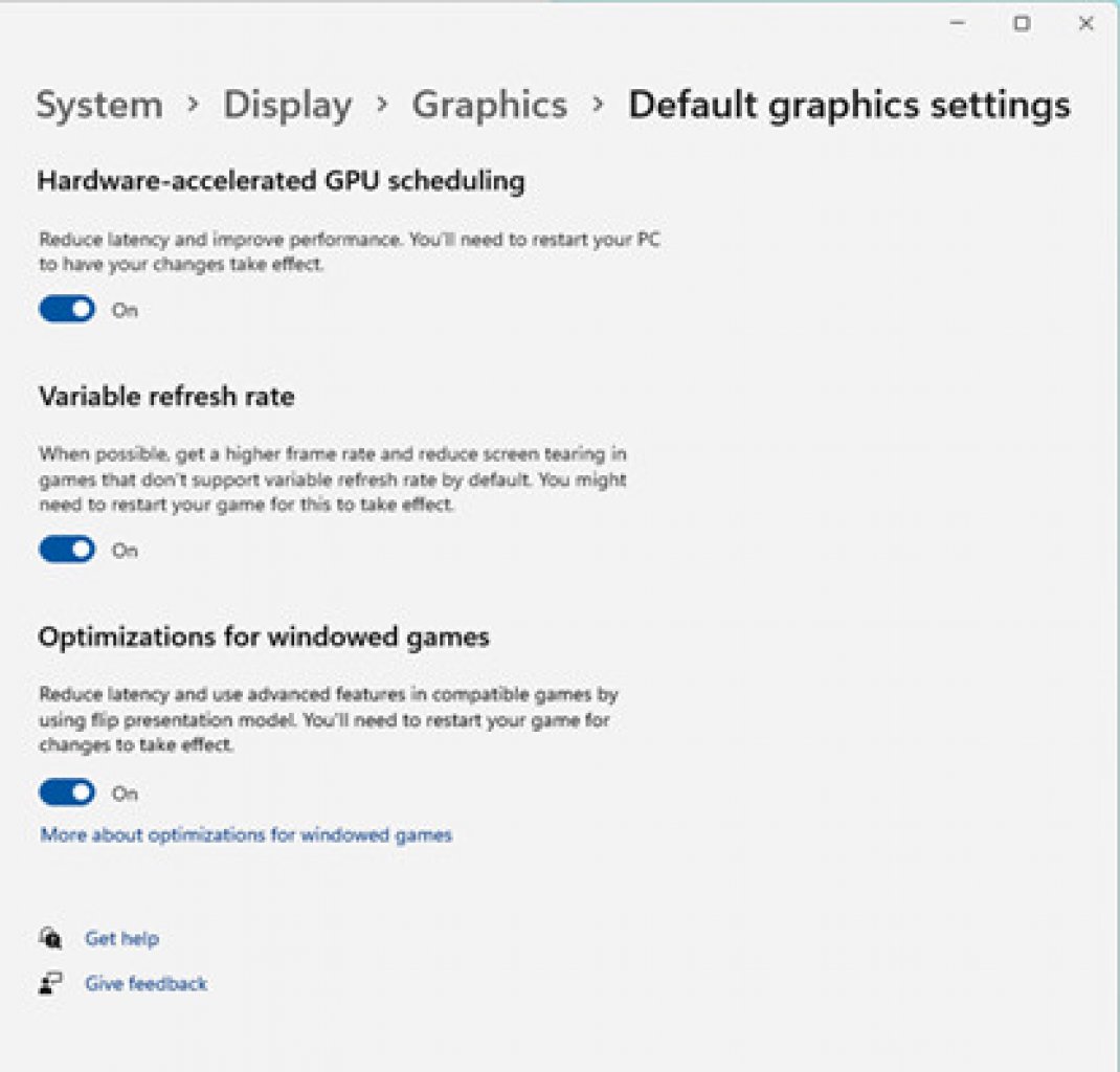 [18/02/2022] Gaming Optionen in Windows 11 Insider Preview 22557