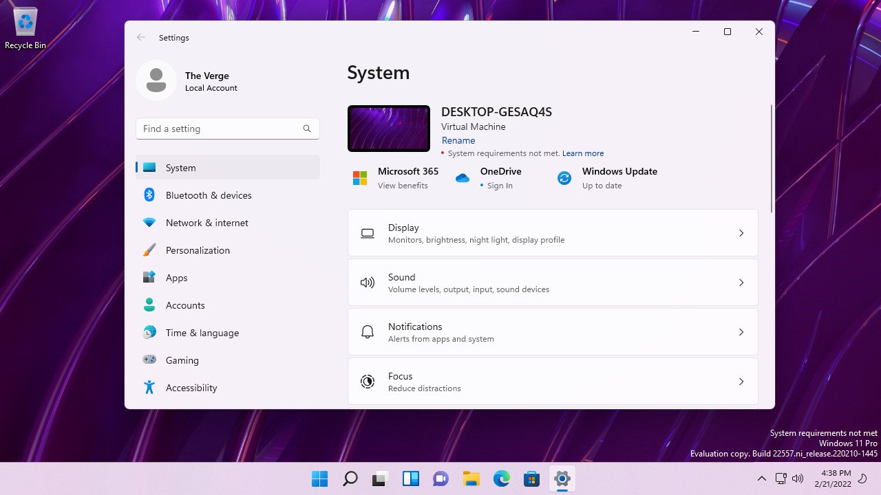 [22/02/2022] Wasserzeichen als Hinweis für nicht-kompatible PC-Hardware in Windows 11 Version 22H2.