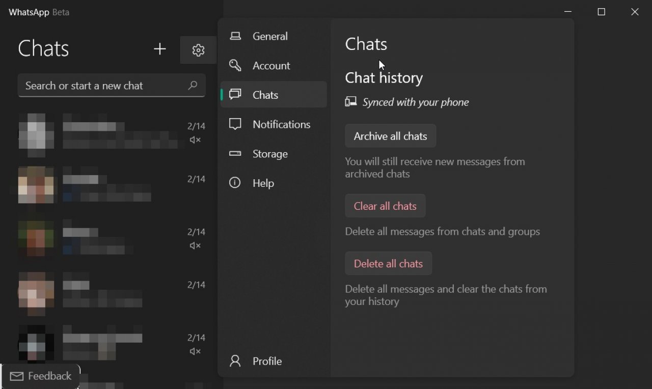 [18/02/2022] WhatsApp UWP Beta. (1)
