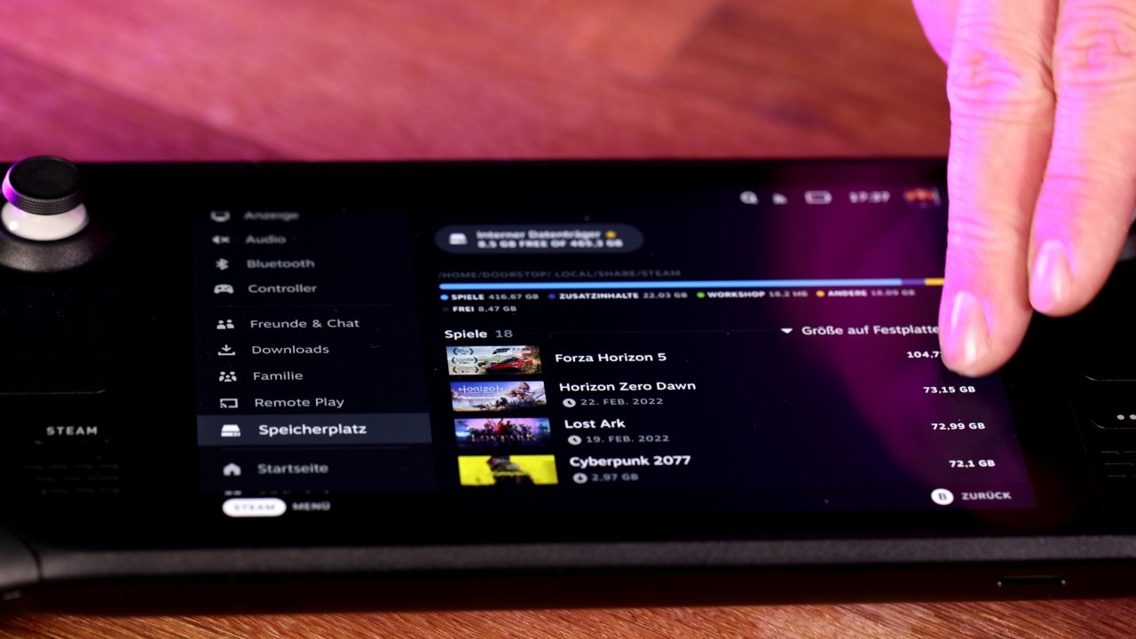 Ersteinblick - Steam Deck: Was taugt der neue Handheld-PC? (42)