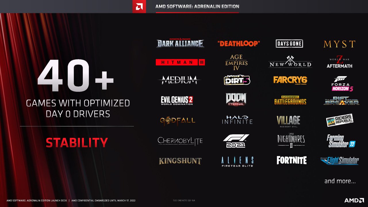 [17/03/2022] AMD Software Adrenalin 22.3.1 Full Presentation 4