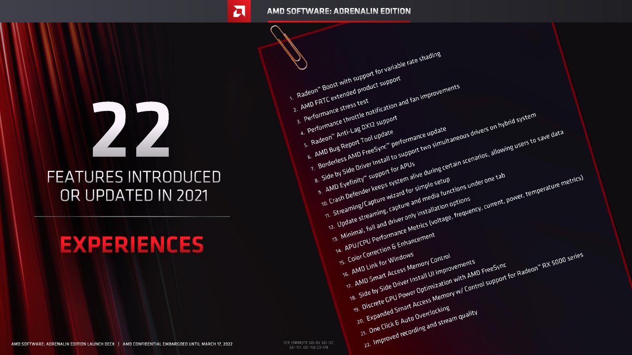 [17/03/2022] AMD Software Adrenalin 22.3.1 Full Presentation 6