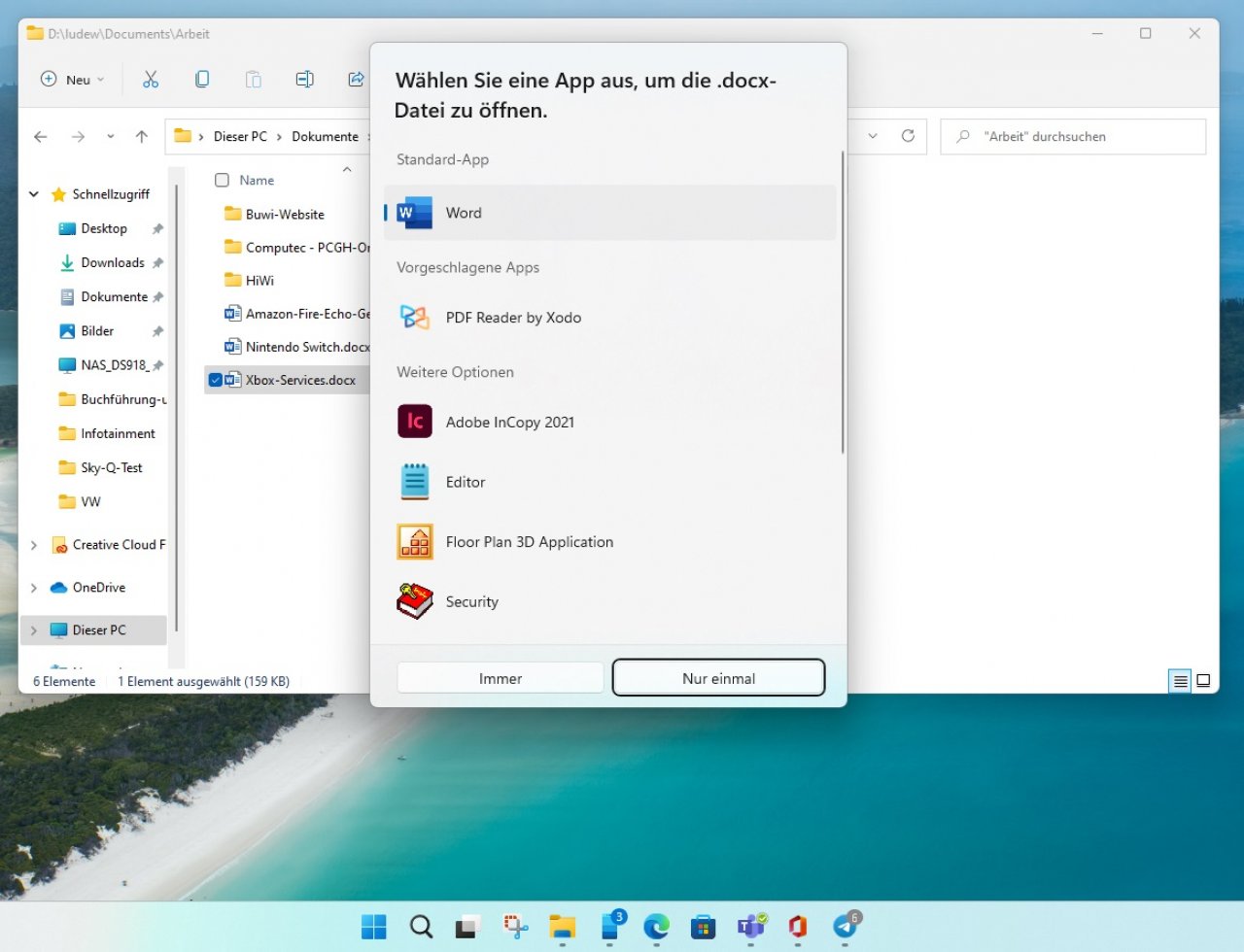 [03/03/2022] Datei öffnen Dialog in Windows 11 Insider Preview 22567
