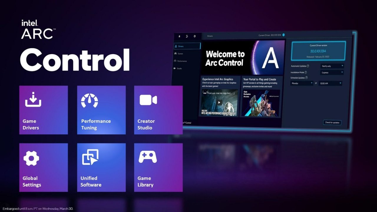 [31/03/2022] Arc Control ist Intels neue GPU-Software und reiht sich neben Geforce Experience und AMD Software ein. (7)