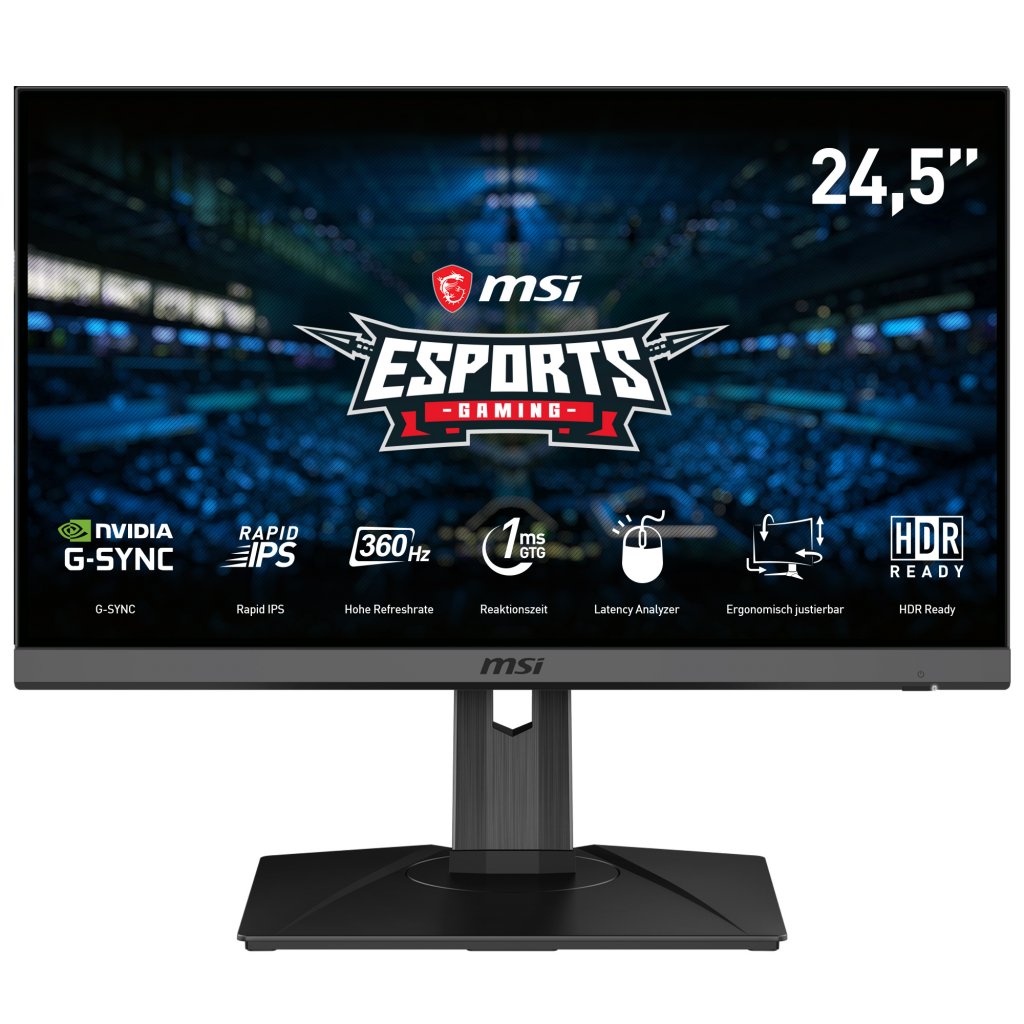 [29/03/2022] MSI E-Sport-Bundle: 360-Hz-Monitor und Gaming-Maus für Nvidia Reflex bringen 