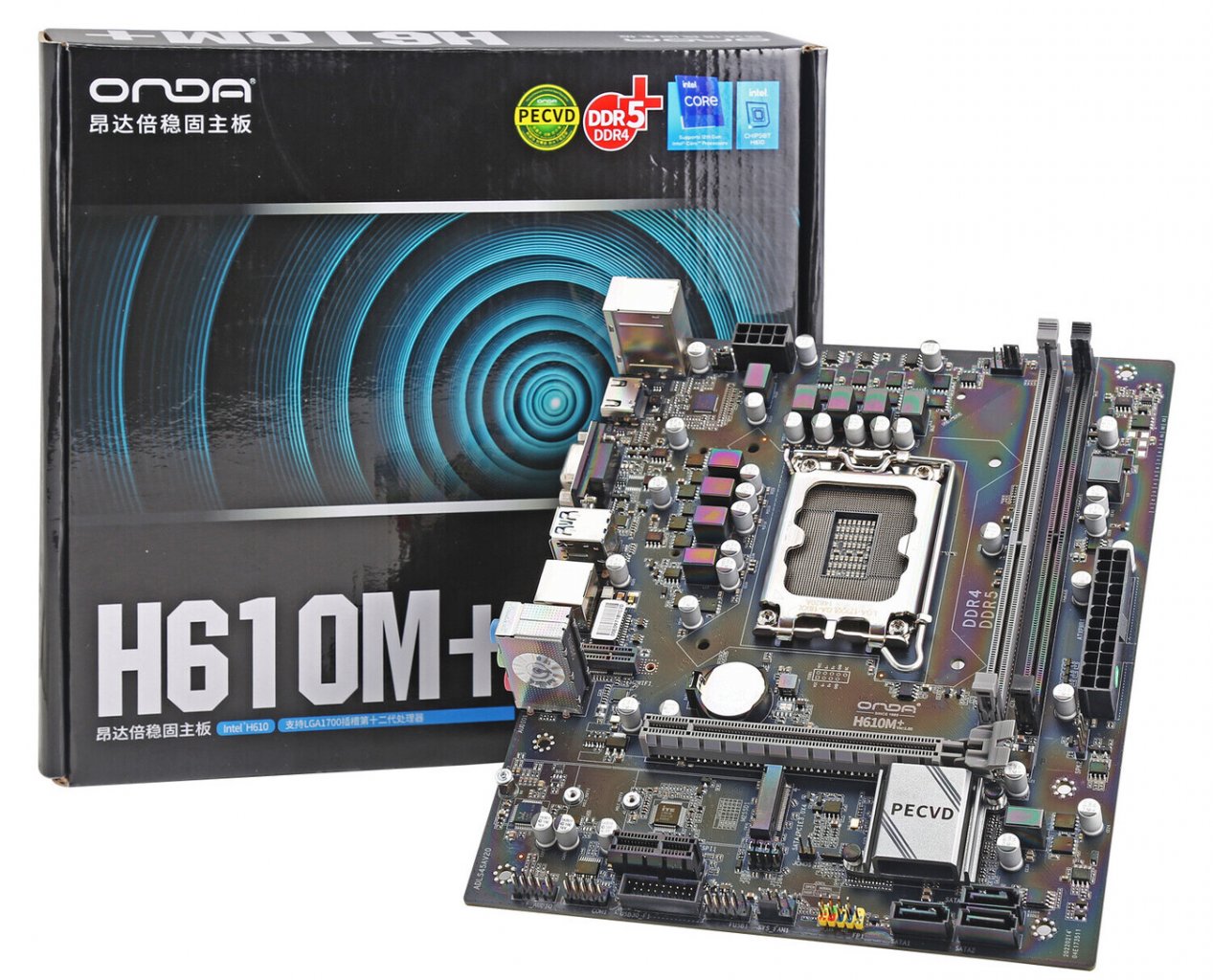 [07/03/2022] Der Hersteller Onda hat das erste Mainboard mit LGA1700-Sockel herausgebracht, was DDR4- und DDR5-Unterstützung bietet – allerdings im Single-Channel. (5)