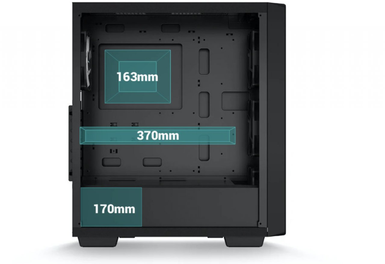 [12/04/2022] Deepcool CC560: Neuer Midi-Tower in Schwarz und Weiß für 55 Euro (2)