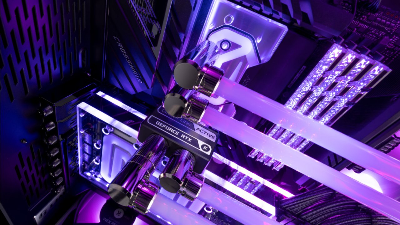 [10/04/2022] EK-Loop Vertical GPU Holder EVO: Grafikkartenhalterung mit PCI-Express-4.0-Riser (4)