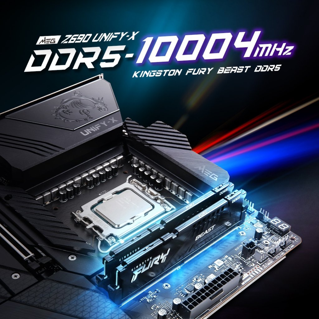 [26/04/2022] RAM-Overclocking: MSI bringt Kingston-Riegel auf DDR5-10004